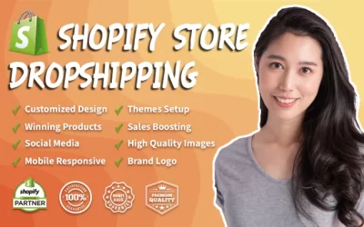 350美元我将用畅销产品创建您的 Shopify 直销商店