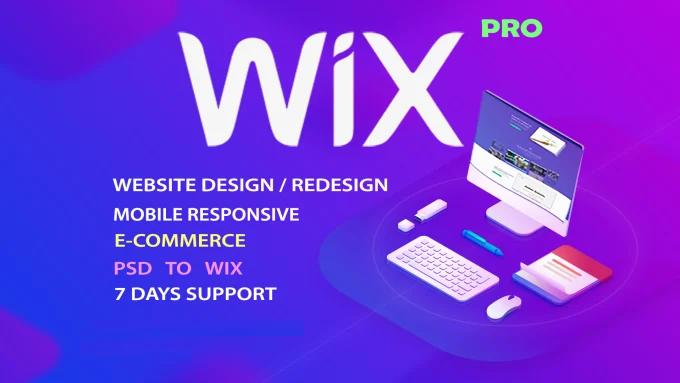 80美元我将设计 wix 网站并重新设计一个商业 wix 网站